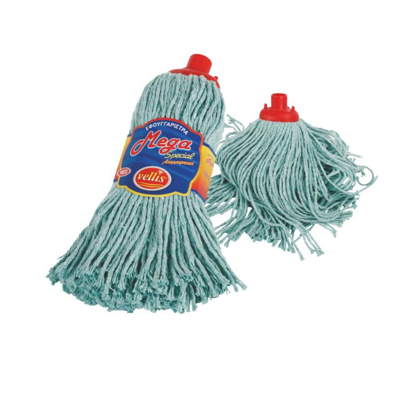 VELLIS σφουγγαρίστρα νήμα πράσινη mega 290gr