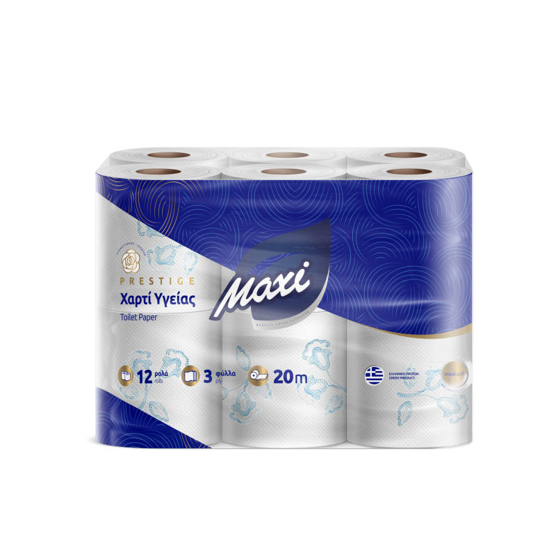 Χαρτί υγείας MAXI 3Φ DECO ΧΡΩΜΑ ΑΡΩΜΑ 12ΡΧ100gr