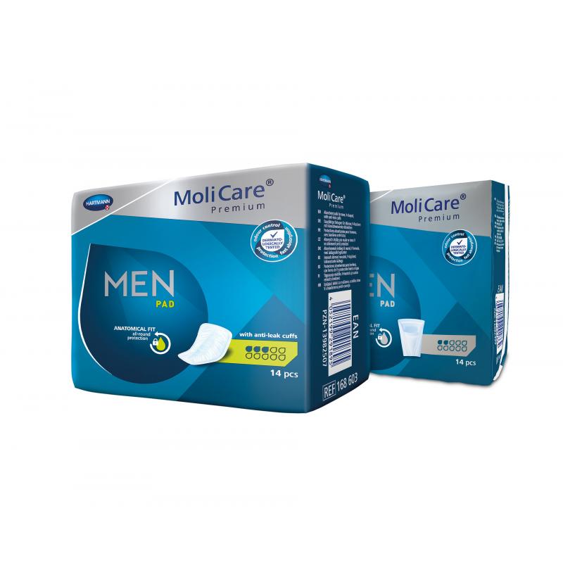 Hartmann MoliCare Premium men pad Ανδρικές Σερβιέτες 3 σταγόνων 14τεμ. 