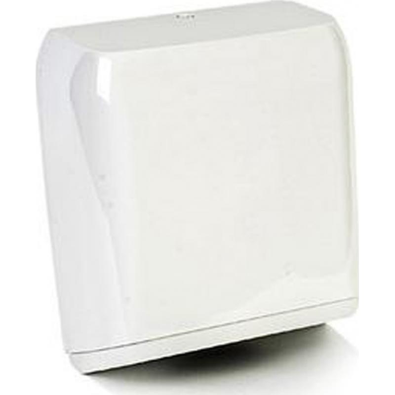 Επαγγελματική συσκευή χειροπετσέτας πλαστική 500 φύλλων λευκή