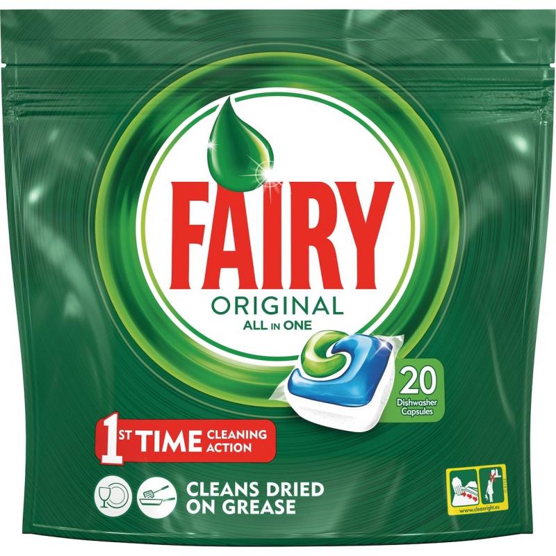 FAIRY κάψουλες λεμόνι 20τεμ