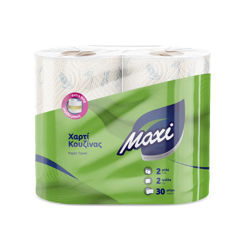 Χαρτί κουζίνας ΕΠΑΓ/ΚΟ MAXI 2Φ ΛΕΥΚΟ DESL 2ΡΧ350gr