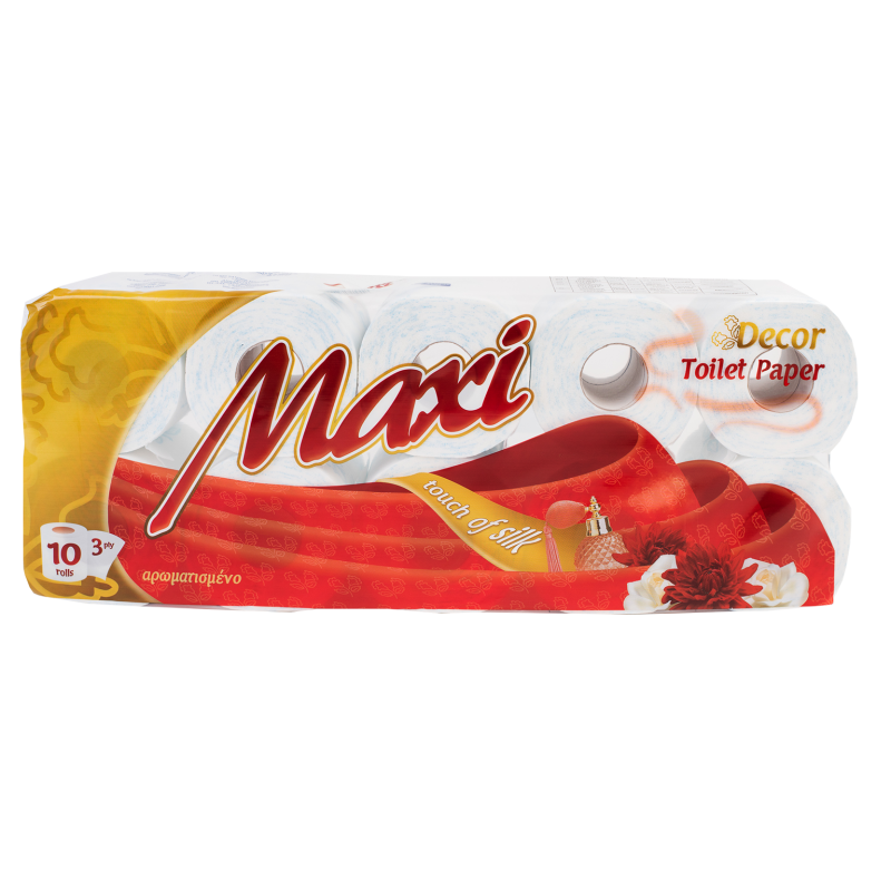 Χαρτί υγείας MAXI 3Φ DECO ΧΡΩΜΑ ΑΡΩΜΑ 10ΡΧ130gr FLAT (ΣΥΣΚx7)