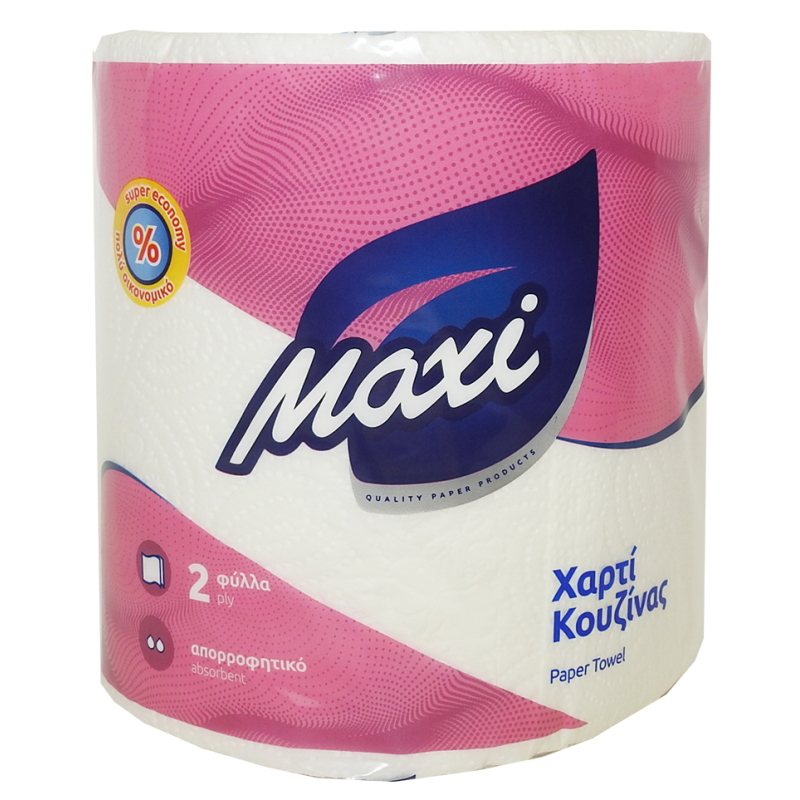 Χαρτί κουζίνας ΕΠΑΓ/ΚΟ MAXI 2Φ ΛΕΥΚΟ DESL 12ΡΧ300gr 