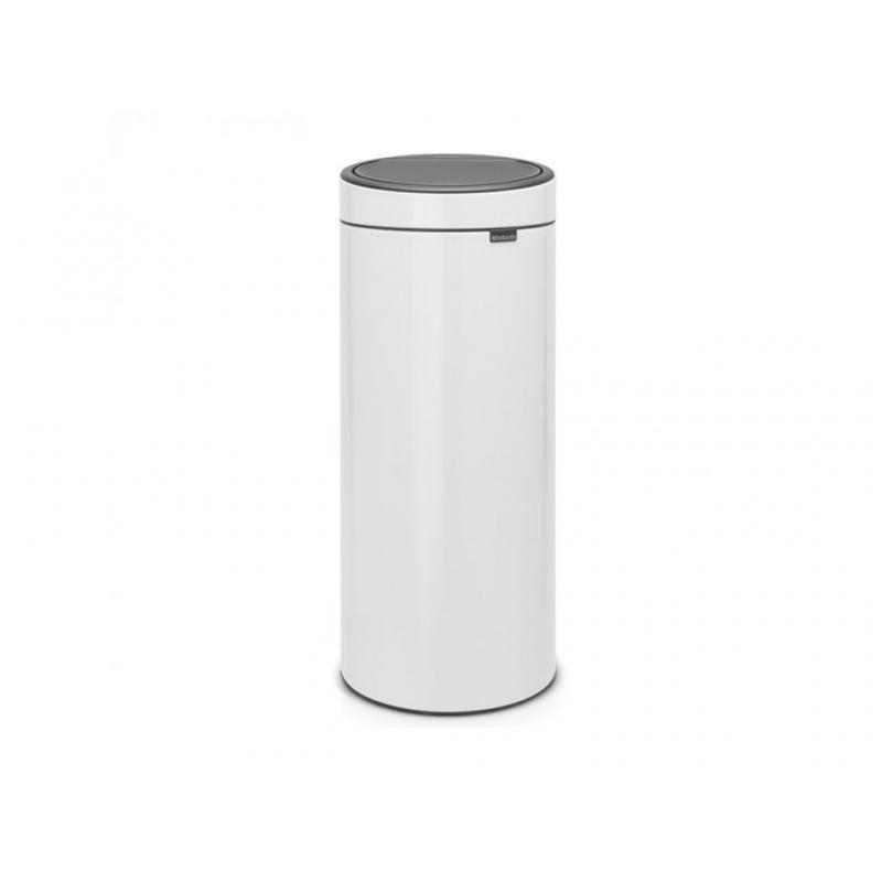 Brabantia κάδος απορριμάτων Touch Bin New 30 L λευκό