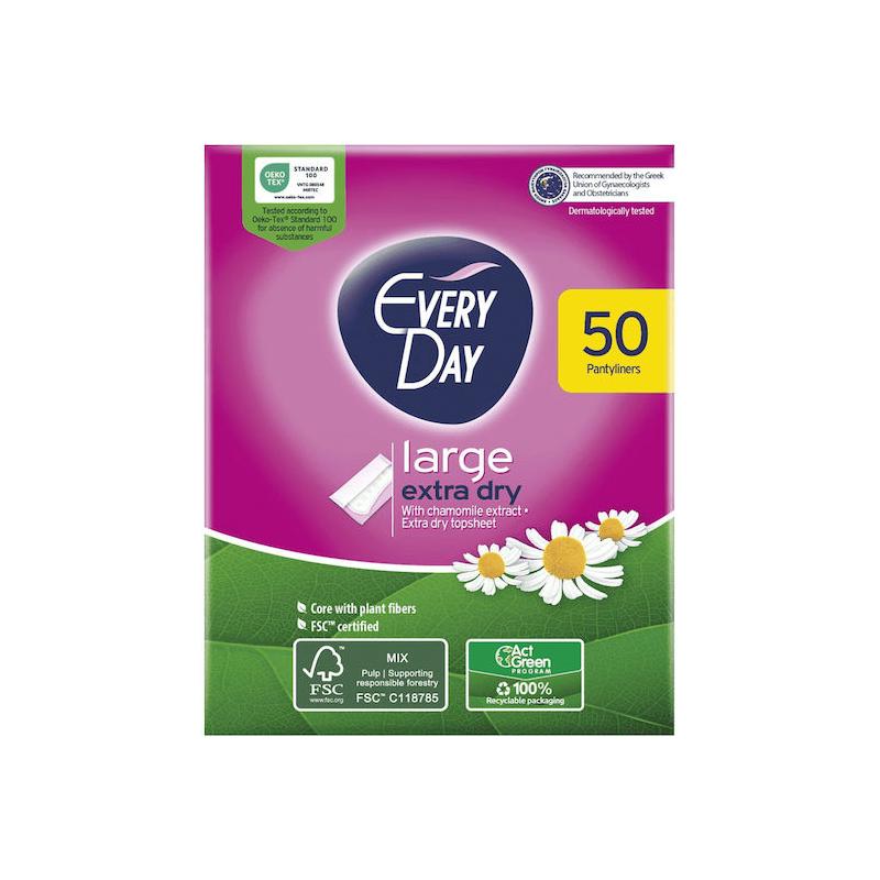 Everyday Extra Dry Σερβιετάκια Large 50τεμ.