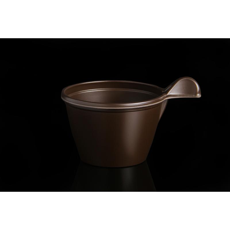 Φλυτζάνι με χερούλι 510 καφέ Lariplast 50 τεμ