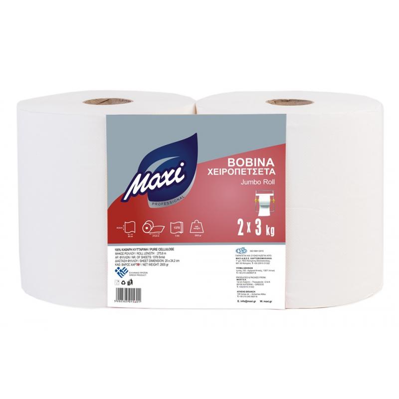 ΒΟΒΙΝΑ MAXI Α! ΛΕΥΚΗ ΓΚΟΦΡΕ   2ΡΧ3ΚΛ