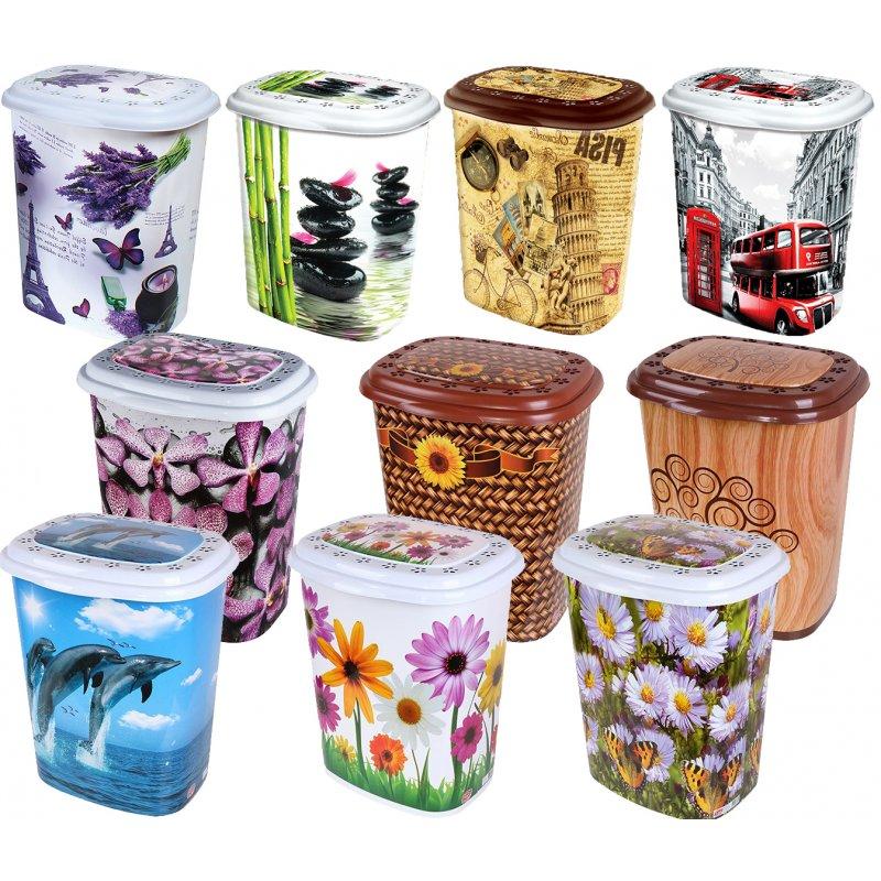 Καλάθι απλύτων με σχέδιο