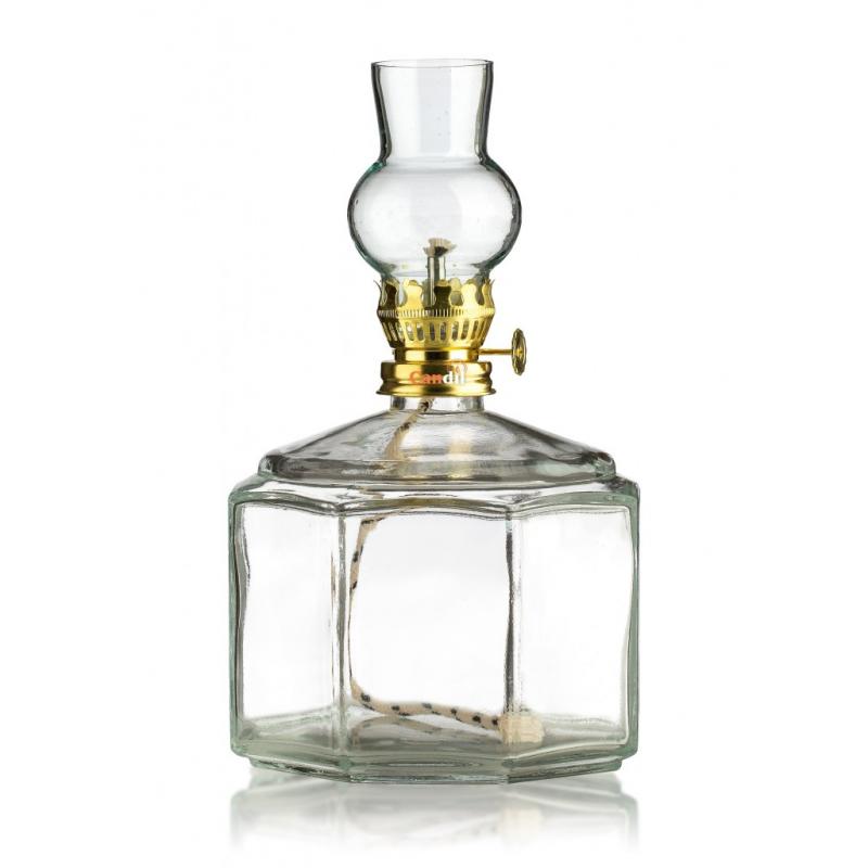 Λάμπα παραφίνης 500ml πολύγωνη candil