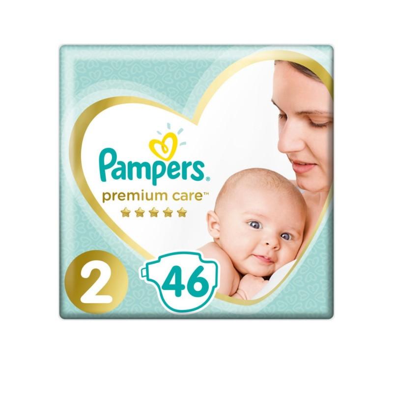 Πάνα PAMPERS PREMIUM CARE N2 (4-8Kg) 46TEM Πάνα PAMPERS PREMIUM CARE N2 (4-8Kg) 46TEM