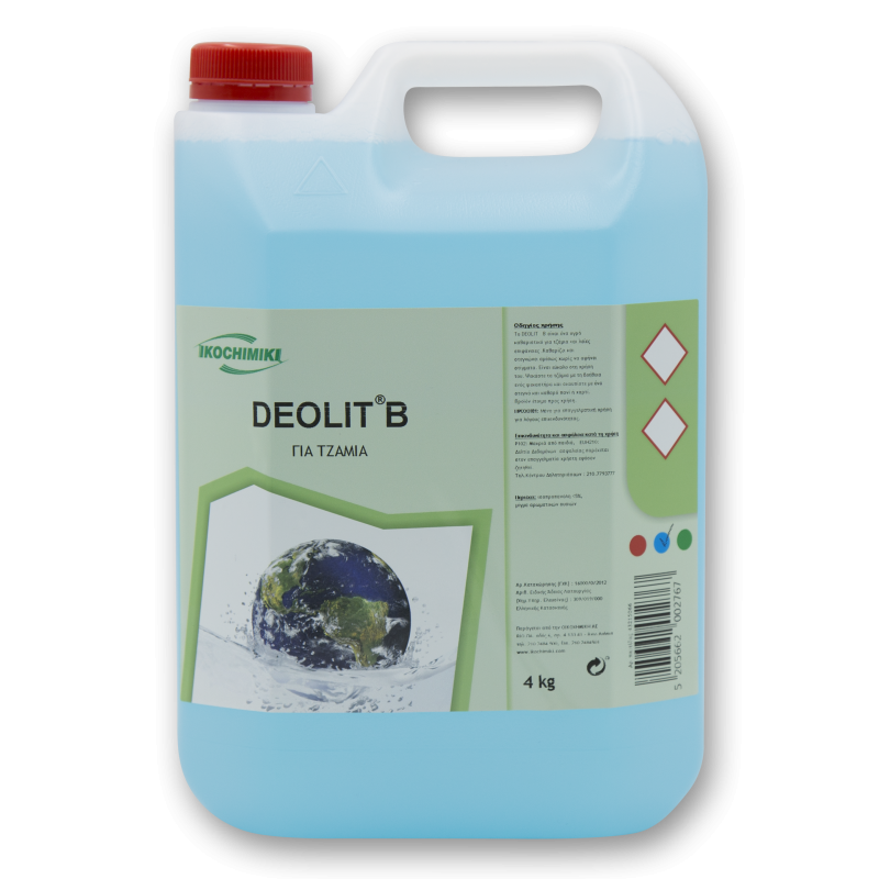 Υγρό για τζάμια και λείες επιφάνειες DEOLIT B 4 Kg