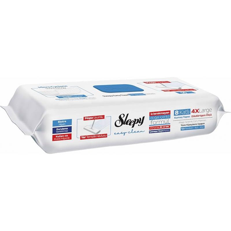Sleepy Floor Cleaning Towel 50τεμ. Υγρά πανάκια κατάλληλα για παρκετέζα