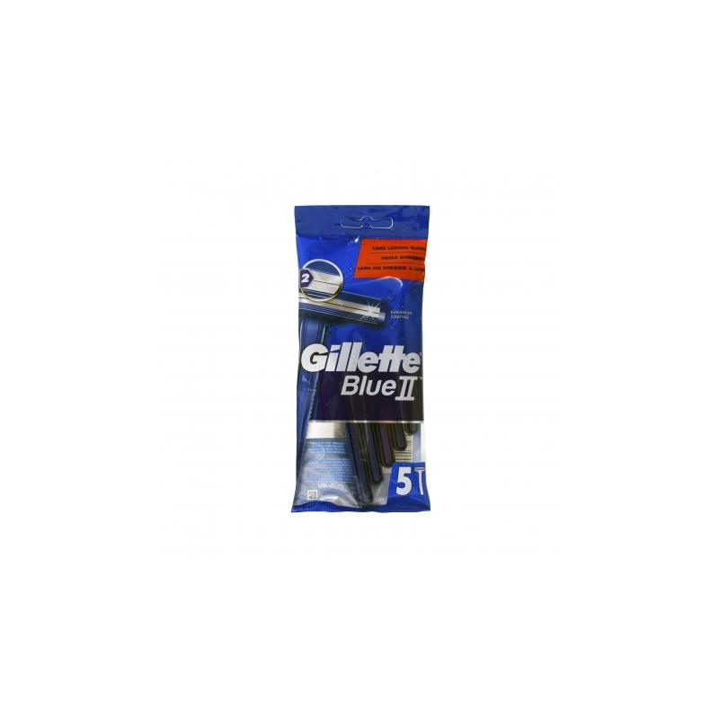 Ξυραφάκια GILLETTE BLUE II 5τεμ. (ΣΤΑΘΕΡΗ ΚΕΦΑΛΗ)