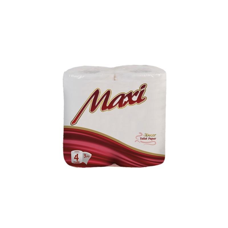 Toilet Paper MAXI 3L DECO 4RX90gr
