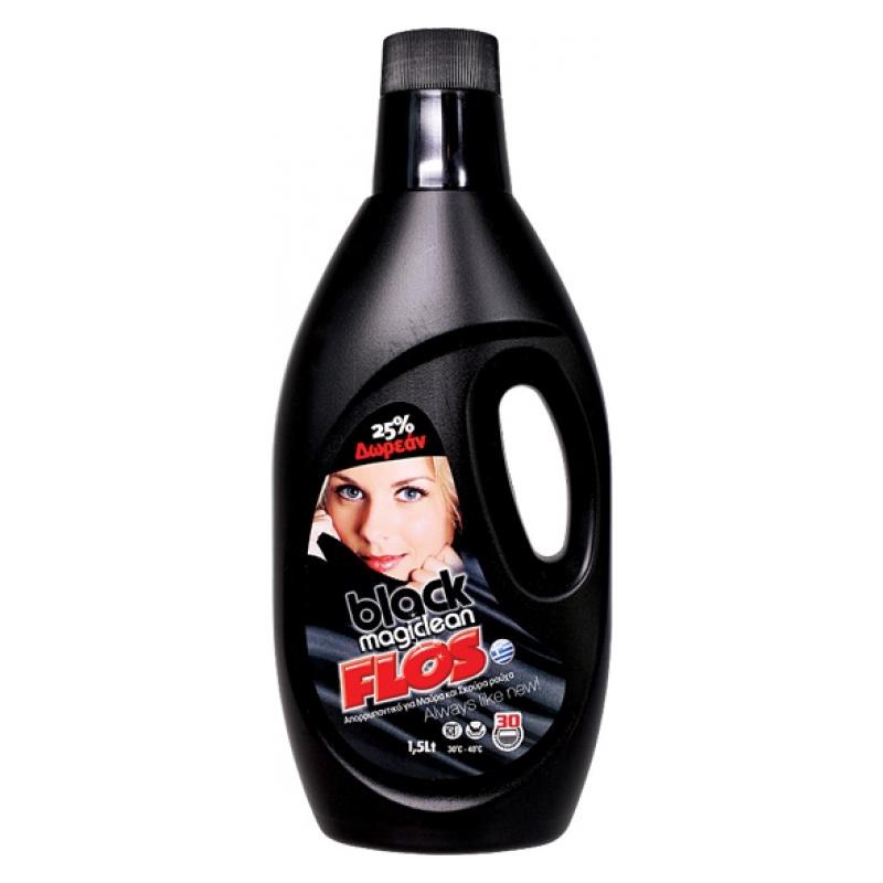 flos υγρο πλυντηριου για μαύρα 1.5litro  