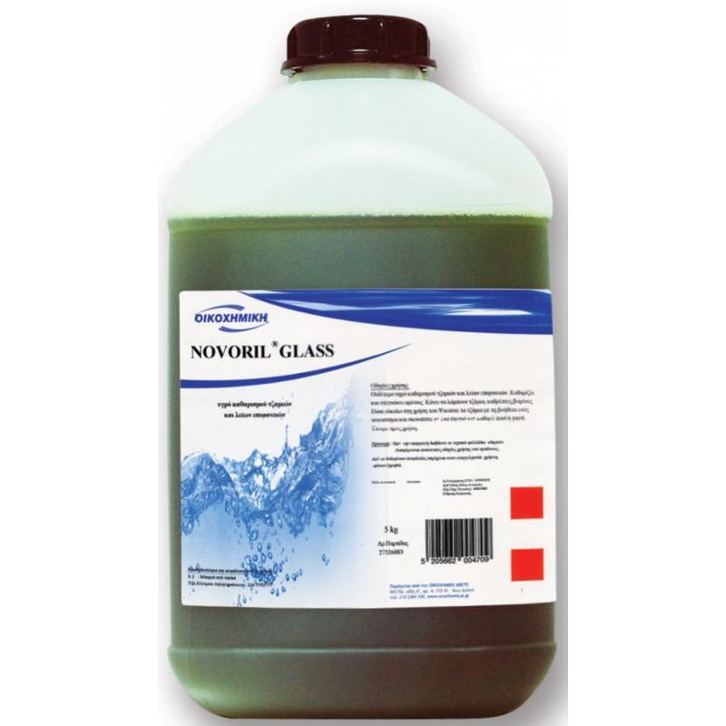 NOVORIL GLASS 5KG υγρό καθαρισμού τζαμιών και λείων επιφανειών