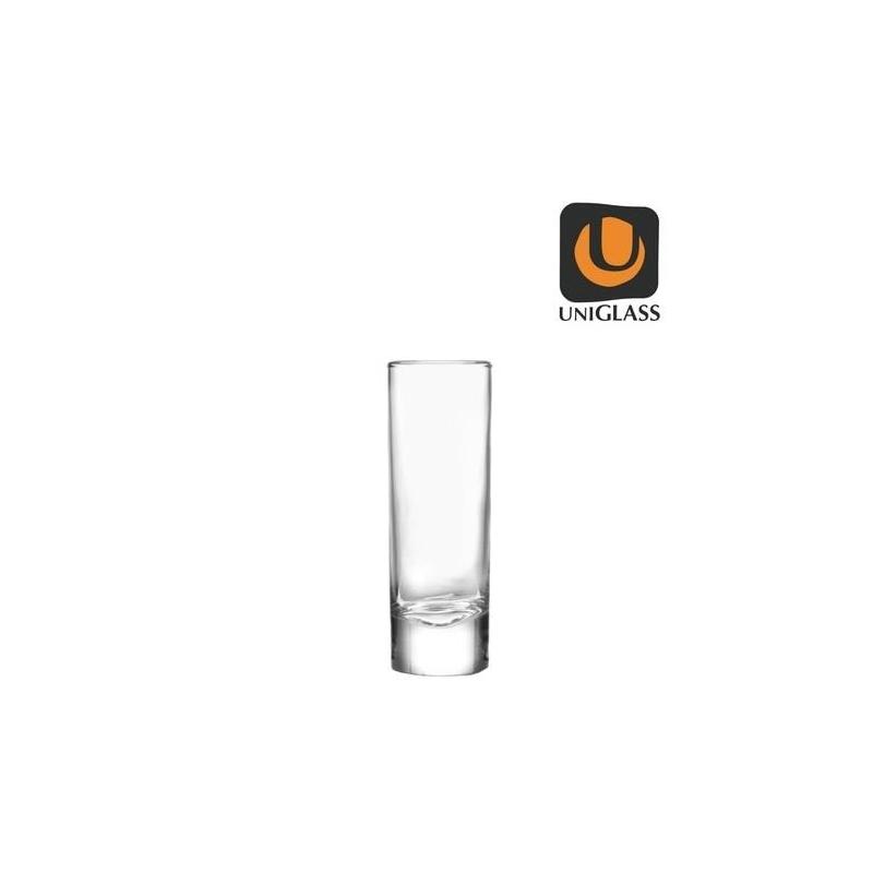 UNIGLASS ΠΟΤΗΡΙ ΓΥΑΛΙΝΟ ΟΥΖΟΥ 21cl- (12τεμ.) 