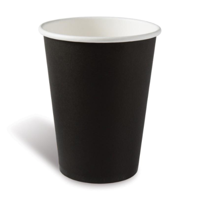 Ποτήρι χάρτινο ΜΑΥΡΟ 8 ΟΖ 50 τεμ