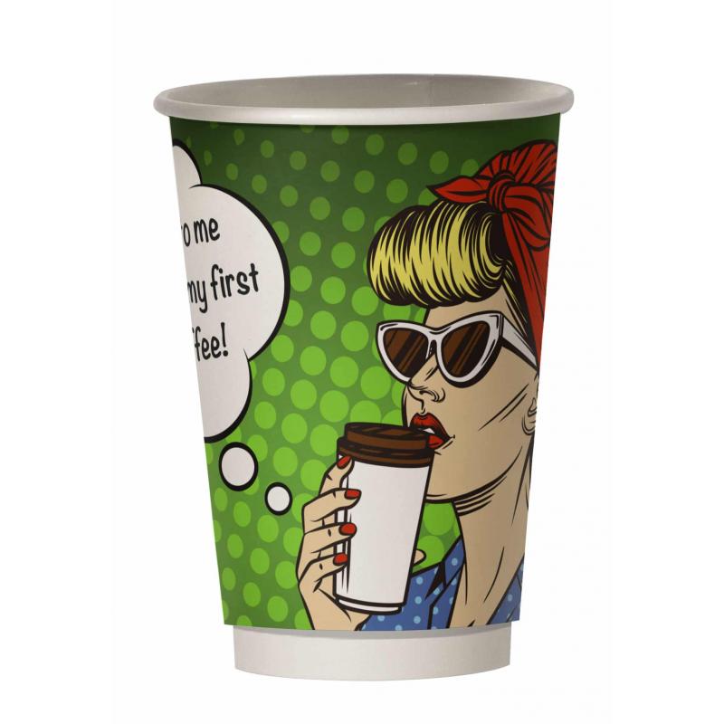 Ποτήρι Smart cup διπλότοιχο STAR PIN UP1 14OZ 20 τεμάχια