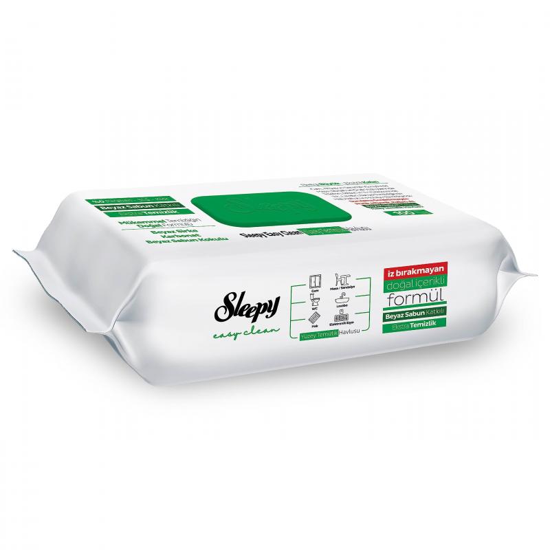 Sleepy surface cleaning towel 100τεμ. ΓΕΝΙΚΗΣ ΧΡΗΣΗΣ White Soap Extra Cleaning