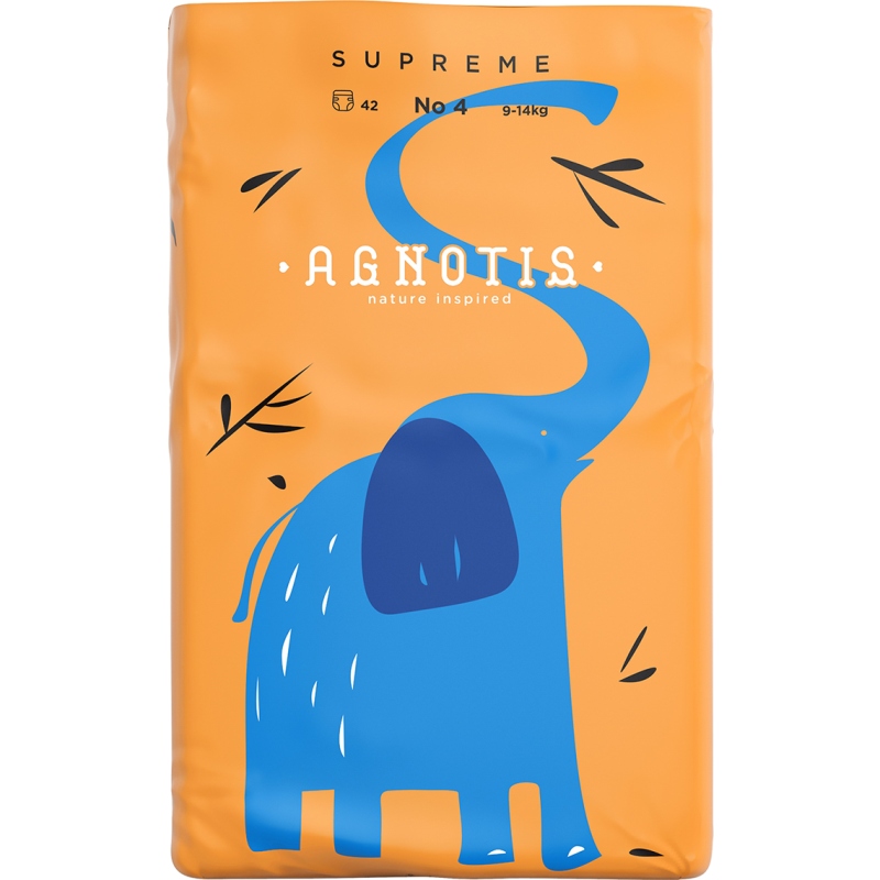 SUPREME ΠΑΝΑ AGNOTIS No4 9-15kg 42ΤΕΜ SUPREME ΠΑΝΑ AGNOTIS No4 9-15kg 42ΤΕΜ