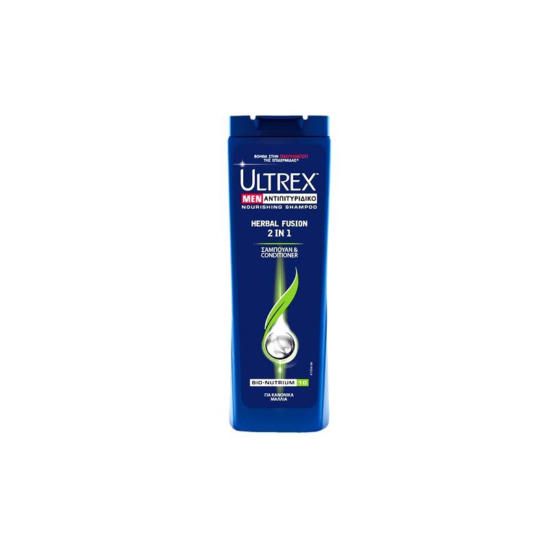 ULTREX ΣΑΜΠΟΥΑΝ 2in1 360ml - (HERBAL FUSION) 