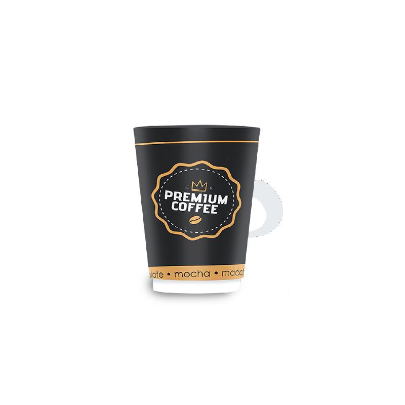 Ποτήρι χάρτινο με χερούλι 4ΟΖ GOLD PREMIUM 50 τεμ