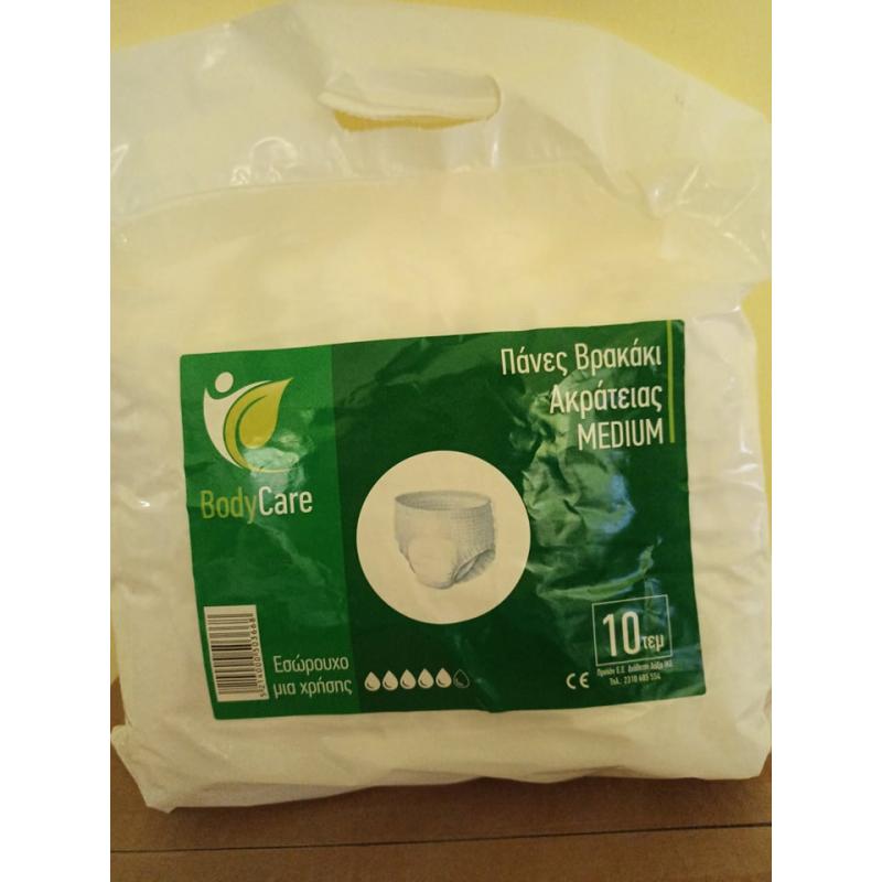 ΠΑΝΑ ΒΡΑΚΑΚΙ ΑΚΡΑΤΕΙΑΣ BODYCARE Μ 10ΤΕΜ ΠΑΝΑ ΒΡΑΚΑΚΙ ΑΚΡΑΤΕΙΑΣ BODYCARE Μ 10ΤΕΜ