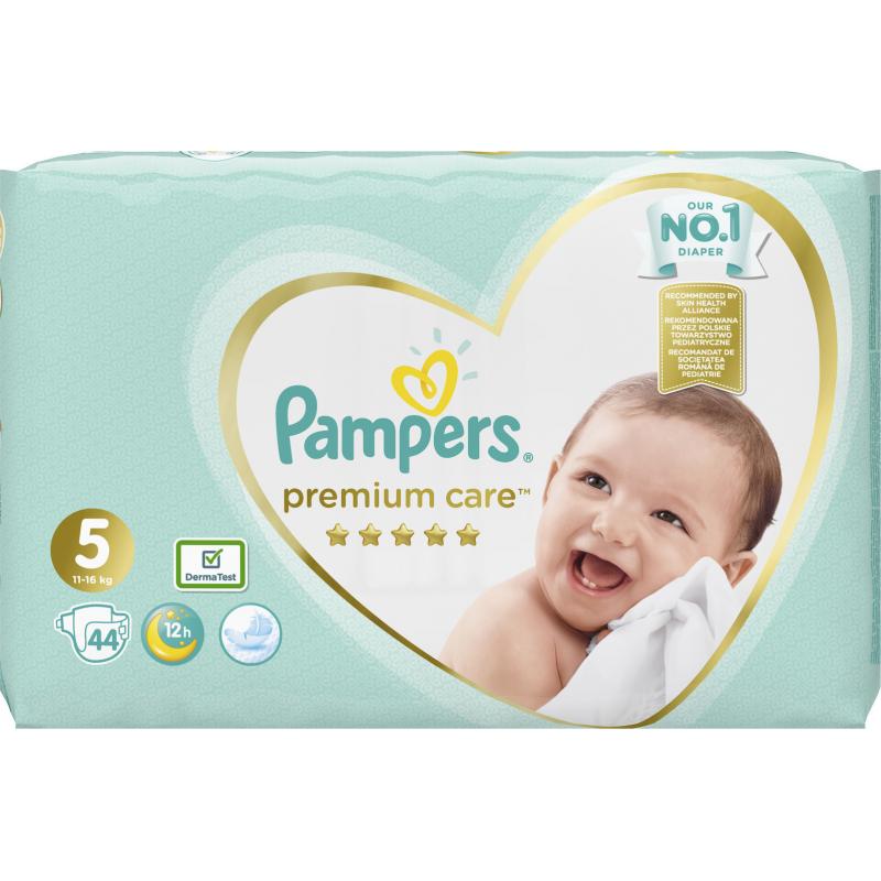 Πάνα PAMPERS PREMIUM CARE N5 (11-16Kg) 44TEM