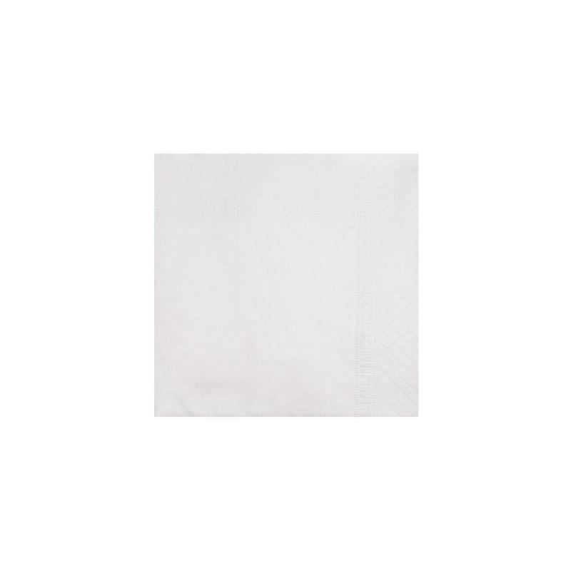 Χαρτοπετσέτα Πολυτελείας 33x33 cm Λευκή 2φ