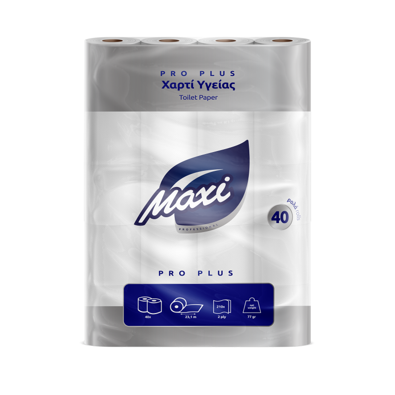 Χαρτί υγείας MAXI 2Φ DECO 40ΡΧ85gr