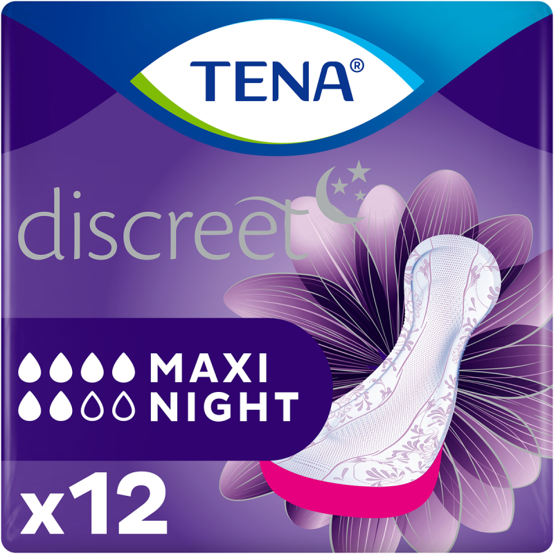 Σερβιέτες Tena Disceet Lady Maxi Night (12τεμ) 