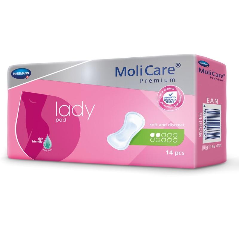  Hartmann MoliCare Premium lady pad Γυναικείες σερβιέτες 2 σταγόνων 14τεμ. 