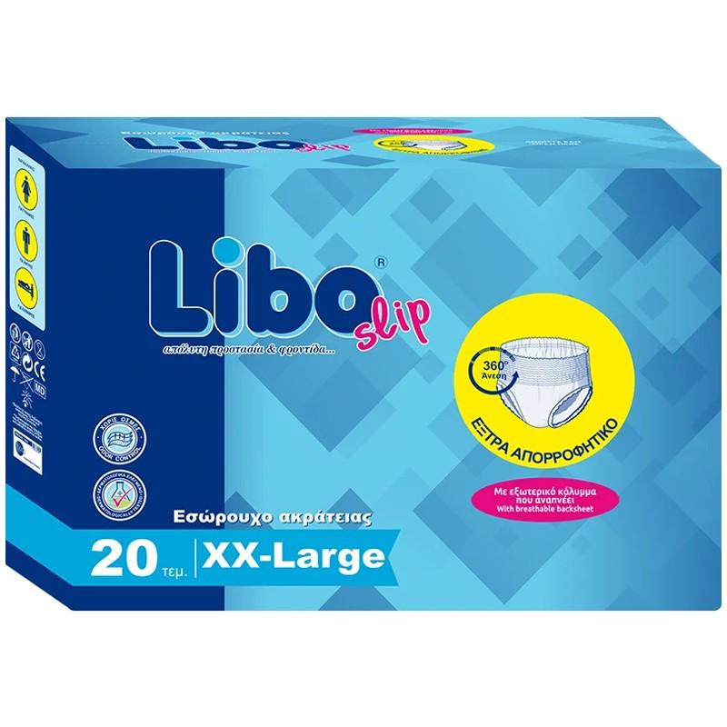 Libo Slip XXLarge (XXL) Πάνες Βρακάκι Ακράτειας 20τμχ NEO Libo Slip XXLarge (XXL) Πάνες Βρακάκι Ακράτειας 20τμχ NEO